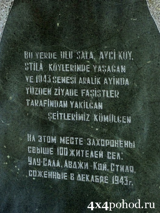 Памятник у с. Синапное.