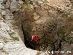 Спуск в пещеру Крубера. (Караби-Яйла).