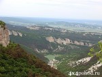 Вид с пещерного города Мангуп-Кале. (Бахчисарайский р-н).